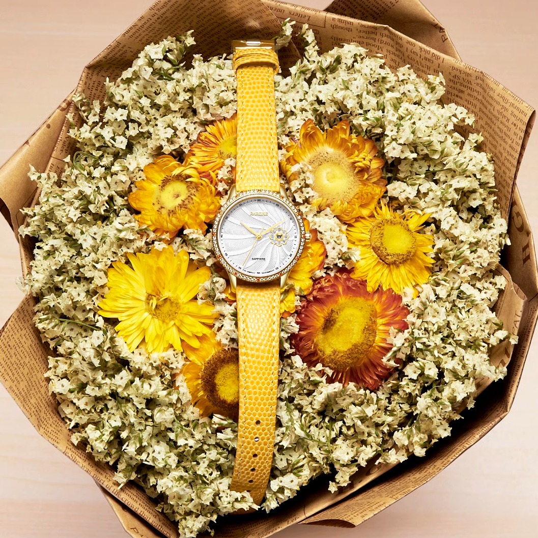 Rarone雷诺小雏菊手表女款全自动机械表女表女士腕表送女友礼物