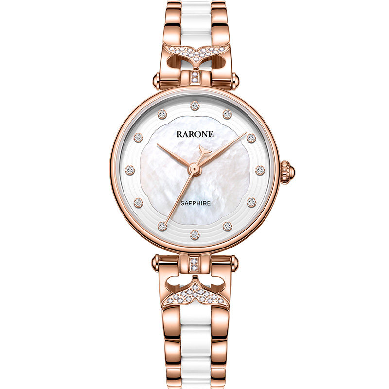 雷诺官方正品美人鱼陶瓷手表礼盒 雷诺手表国产腕表