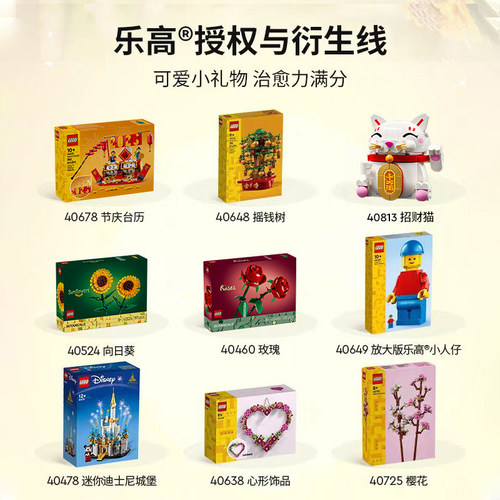 乐高官方旗舰店40478迷你迪士尼小美人城堡积木儿童益智玩具礼物 - 图2