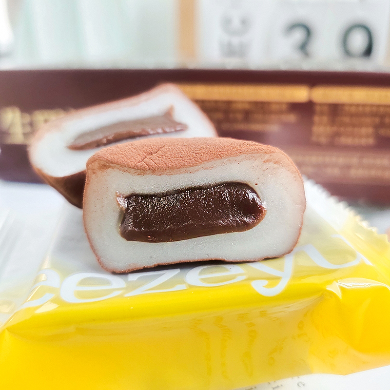 食滋源生巧福团日式巧克力抹茶榴莲大福糯米糍网红糕点和风160克 - 图3