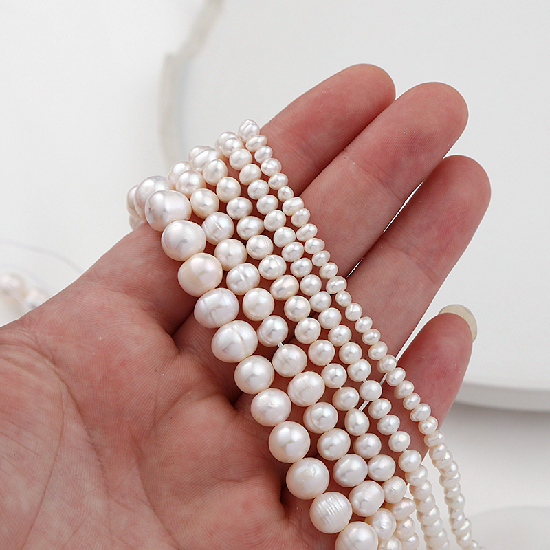 天然淡水珍珠葱头珠散珠子手工diy制作手链项链串珠饰品材料配件 - 图3