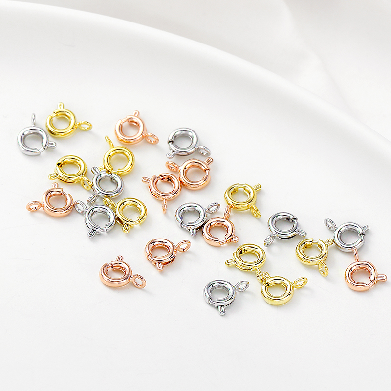 14K包金保色弹簧扣龙虾扣手工diy串珠手链项链收尾连接扣材料配件,淘宝优惠券,粉丝福利购,淘宝优惠卷