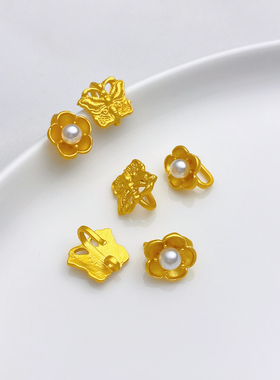 古法哑金蝴蝶压襟扣挂钩扣