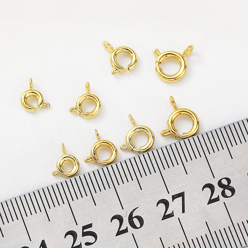 14K包金保色弹簧扣龙虾扣手工diy串珠手链项链收尾连接扣材料配件,淘宝优惠券,粉丝福利购,淘宝优惠卷