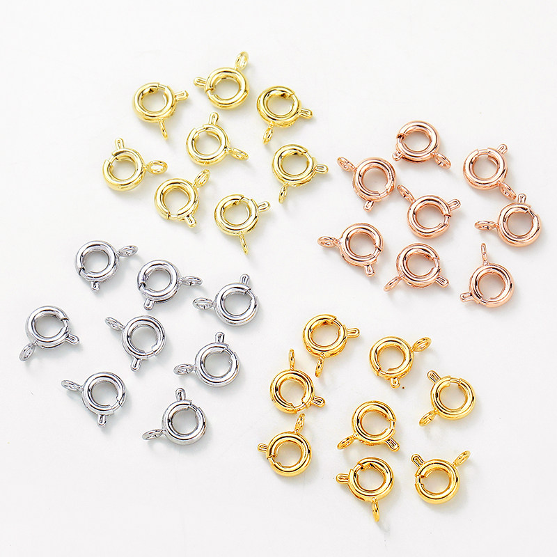 14K18K包金保色弹簧扣手工diy手链项链收尾连接扣龙虾扣材料配件,淘宝优惠券,粉丝福利购,淘宝优惠卷