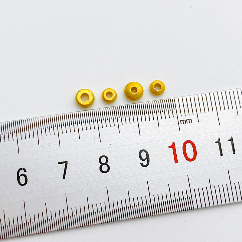 沙金保色磨砂飞轮珠圆隔片散珠手工diy手链项链饰品隔珠材料配件,淘宝优惠券,粉丝福利购,淘宝优惠卷