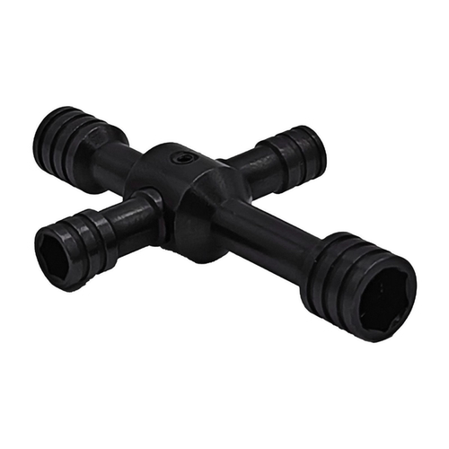RC模型维修工具 小十字内六角套筒 便携螺母拆卸套筒 4/5/5.5/7mm - 图1