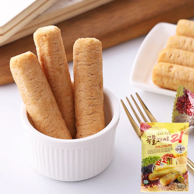 Everland cereal bars and brown rice rolls imported from South Korea