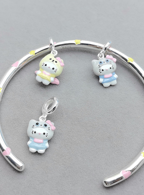 2025年新款beads串珠搭配项链吊坠925银手镯配饰手工可爱气质饰品