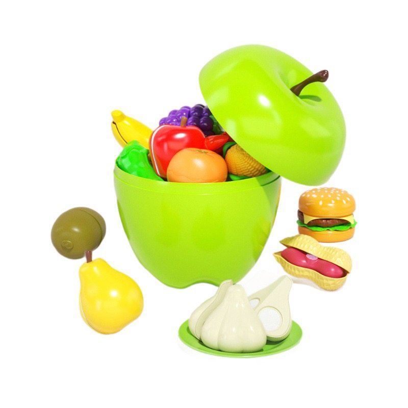 儿童仿真水果蔬菜切切乐苹果收纳盒可剥皮榴莲螃蟹食物厨房玩具,淘宝优惠券,粉丝福利购,淘宝优惠卷