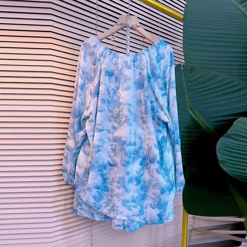 加肥大码女装镂空钉珠圆领花朵上衣短裤胖妹妹夏季款休闲两件套潮,淘宝优惠券,粉丝福利购,淘宝优惠卷