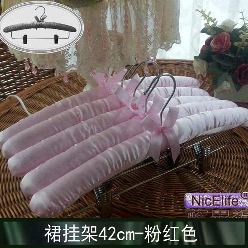 多功能裙夹裤架酒店家用布衣架衣撑海绵无痕布艺防滑布衣挂防滑,淘宝优惠券,粉丝福利购,淘宝优惠卷