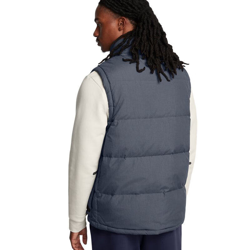 安德玛UA秋冬男子健身训练防风保暖休闲运动羽绒马甲外套1385862,淘宝优惠券,粉丝福利购,淘宝优惠卷