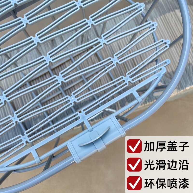 Electric vehicle backrest enlarged rear hanging basket