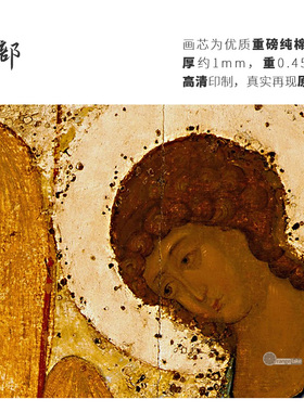 高清微喷纯棉油画布橙湖精品定制