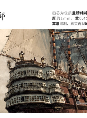 高清微喷纯棉油画布橙湖精品定制