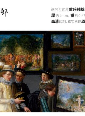 高清微喷纯棉油画布橙湖精品定制
