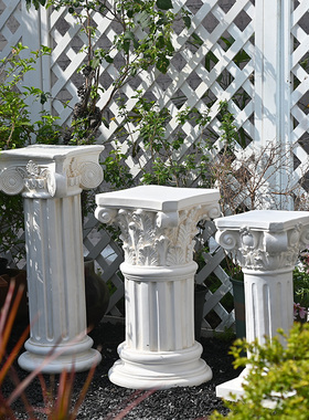 大花盆复古做旧风路引婚庆罗马柱