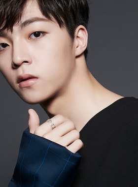 轻奢陈立农同款罗马数字蹦迪戒指