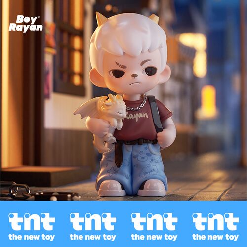 TNTSPACE正版Rayan四代天生玩家系列手办公仔盲盒桌面摆件潮玩具 - 图0