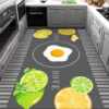 Thickened diatom mud kitchen floor mat that can be cut and wiped