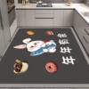 Diatom mud kitchen floor mat non-slip anti-oil absorbent mat