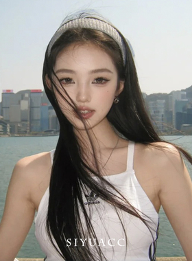 气质毛线针织发箍百搭简约头箍女