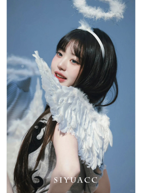 张元英同款羽毛翅膀装饰道具女