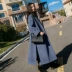 Áo khoác nữ Nizi dài phần 2019 thời trang mới mùa thu đông dày trên đầu gối phiên bản áo len phổ biến của Hàn Quốc - Áo khoác ngắn áo phao lông vũ nữ Áo khoác ngắn