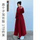 Red coat for women 2025 new winter double-sided cashmere