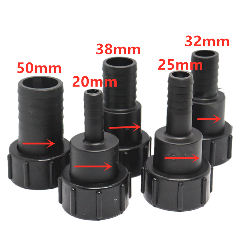 60内螺纹尿素桶ibc吨桶阀门转换接头吨桶配件软管连接接头20 25 - 图0