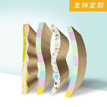 Abrasion Resistant Pet Supplies Cat Paw Plate Toys Kitty Cat Toy Owl Cat Litter with large number of corrugated paper