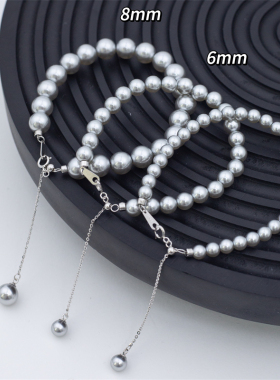 百搭款小点位人造珍珠手链可调节