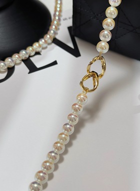 akoya天女1米6长珍珠项链