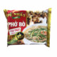 Full box of Vietnamese chicken pho instant noodles