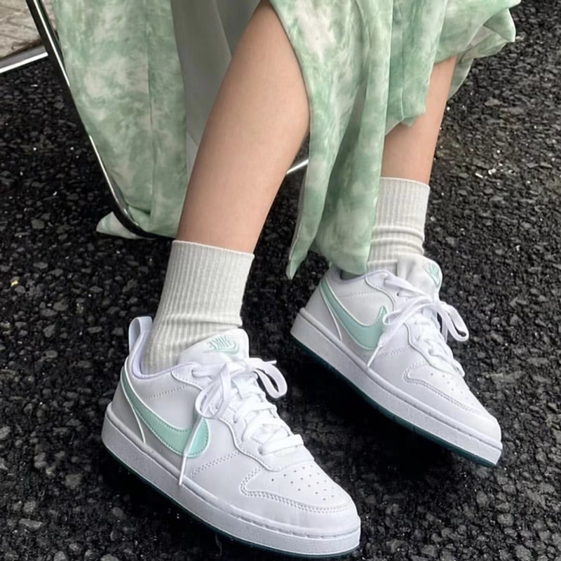 正品耐克Nike Court Borough Low BQ5448 DV5456女子低帮运动板鞋