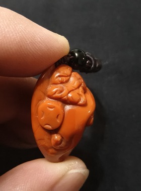 五形菩提-貔貅-天然保真南红手链