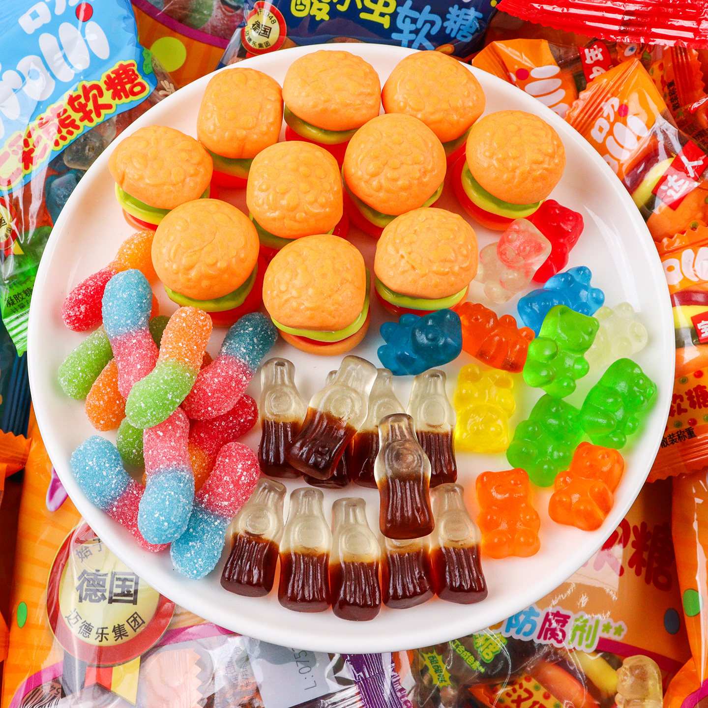 Trolli口力欢乐派对软糖橡皮糖水果糖儿童糖果零食独立包装QQ糖果,淘宝优惠券,粉丝福利购,淘宝优惠卷