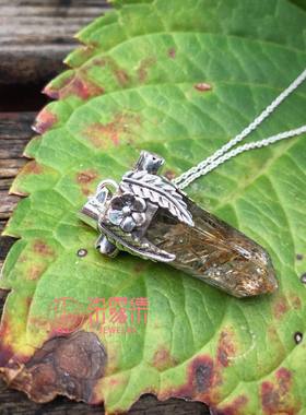 杂露集自制《独特的/你的能量》各类能量水晶柱925银吊坠不含链子