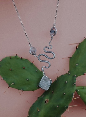 杂露集自制灵蛇系列闪灵钻项链