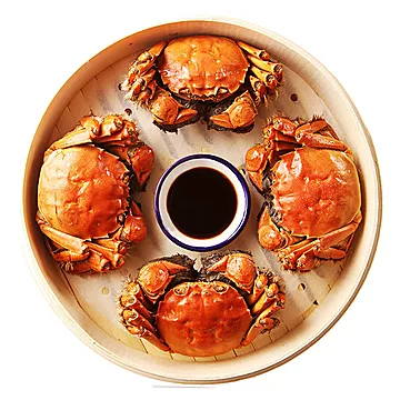 【基本上完整】固城湖大闸蟹4两公蟹3两母蟹[20元优惠券]-寻折猪