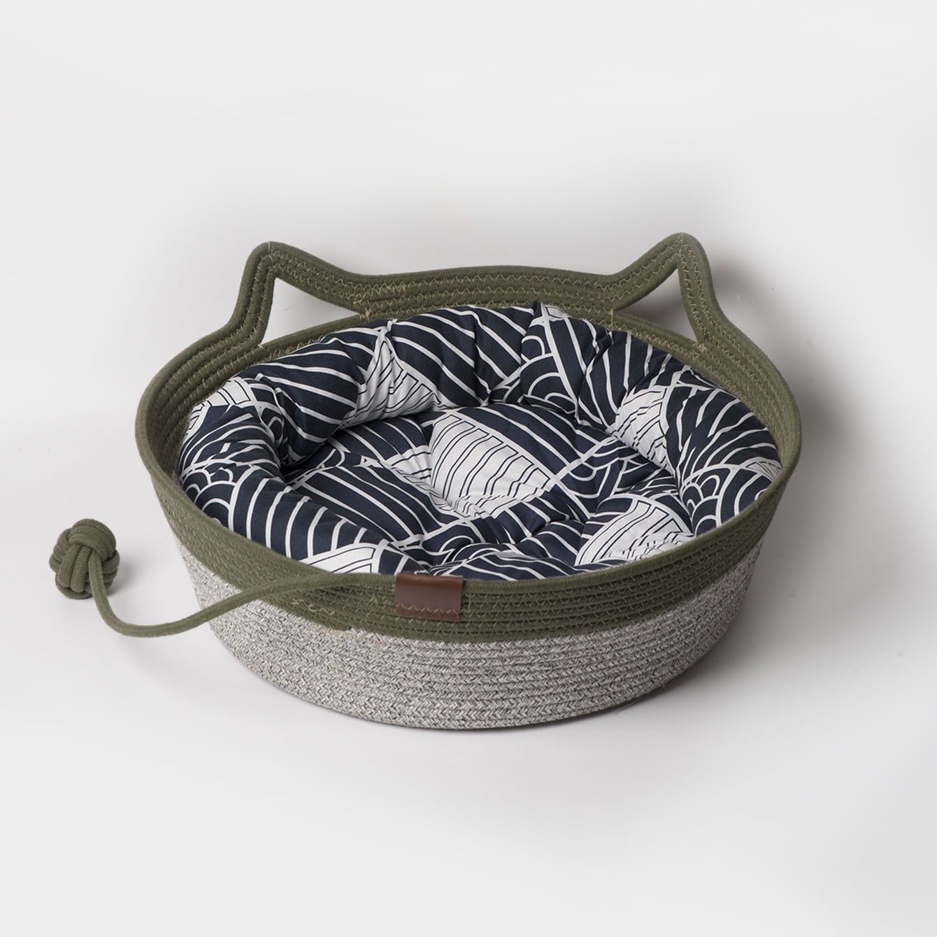 猫窝狗窝猫咪保暖棉绳编织四季耐抓耐磨宠物窝猫咪圆窝冬季保暖,淘宝优惠券,粉丝福利购,淘宝优惠卷