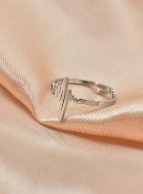 ins日韩潮款钛钢戒指网红同款