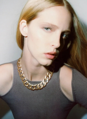 ZARA 粗犷简约锁骨项链 包邮费u