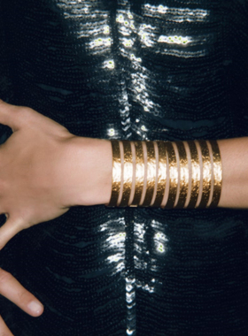 时尚女合金简约手镯小众