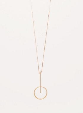 cos小众毛衣链短款简洁简约设计