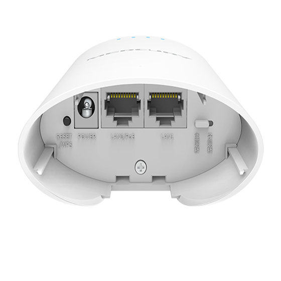 MERCURY水星MWB505S套装室外无线网桥一对867M高速5G免配置PoE网线DC电源24V/12V/9V供电网络监控远距离5公里