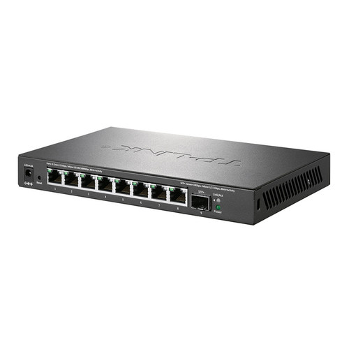 普联TP-LINK TL-SE2109 1光8电2.5G云管理交换机万兆光口SFP+端口汇聚镜像链路聚合Web网管型VLAN网络监控QoS - 图2