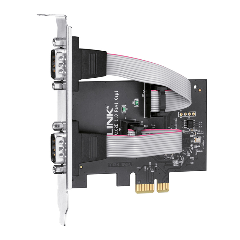 TP-LINK TL-SA102E工业级PCI-E转2口RS232转接卡9针串口转换器DB9 - 图3