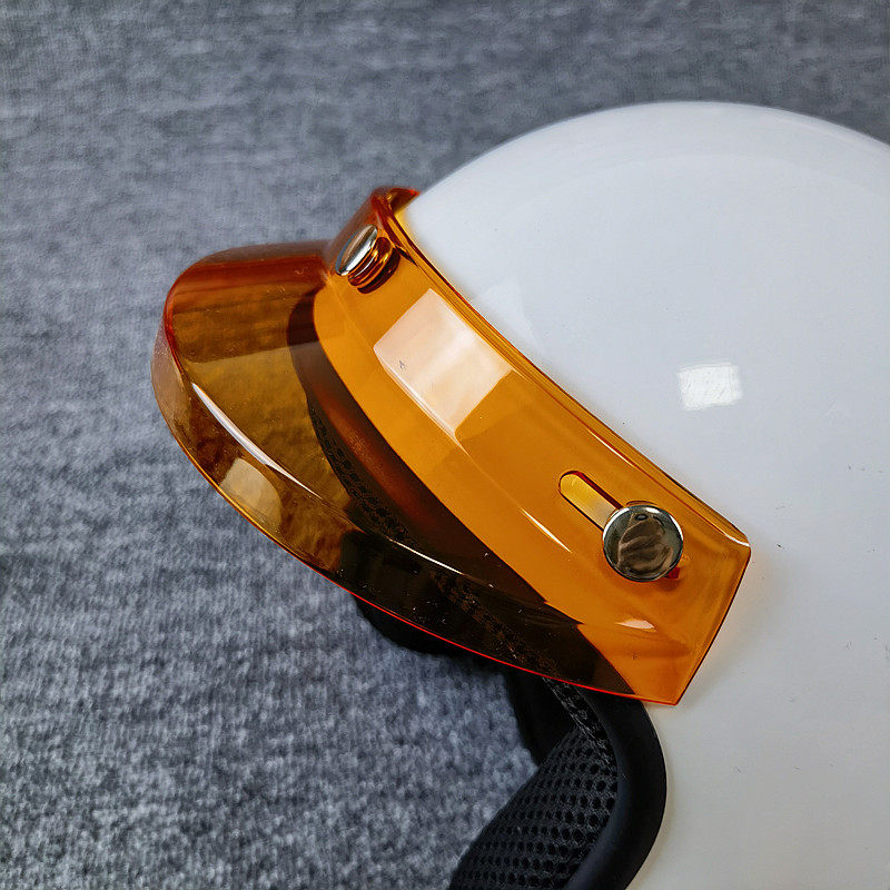 美式复古摩托电动车帽檐三扣式机车盔遮阳防晒小盔体半盔帽沿装饰,淘宝优惠券,粉丝福利购,淘宝优惠卷